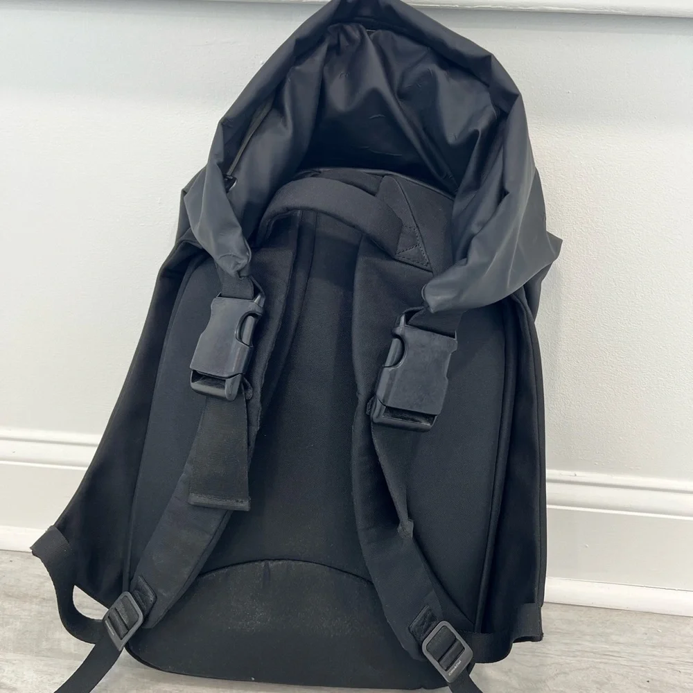 Black Côte et Ciel Nile Backpack, Minimalist Modern Design